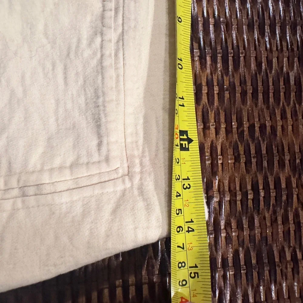 CHADÓ Ralph Rucci Beige Wool Pencil Skirt Size 10 Knee‎ Length Classic